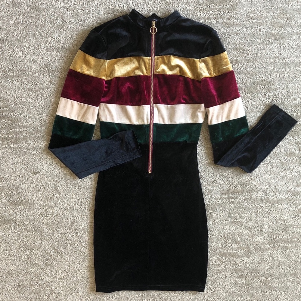 Fashionnova velvet dress